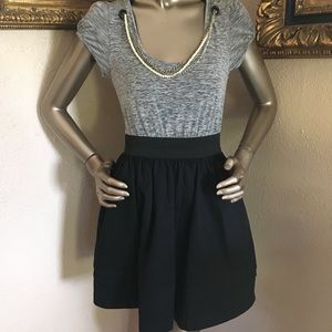 Candies black dress with necklace